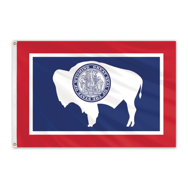Wyoming Outdoor Poly Max Flag 3'x5'